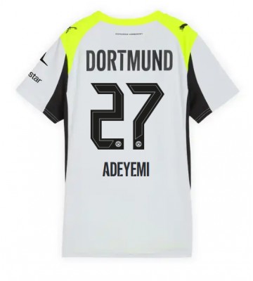Borussia Dortmund Karim Adeyemi #27 Segunda Equipación Mujer 2025-26 Manga Corta